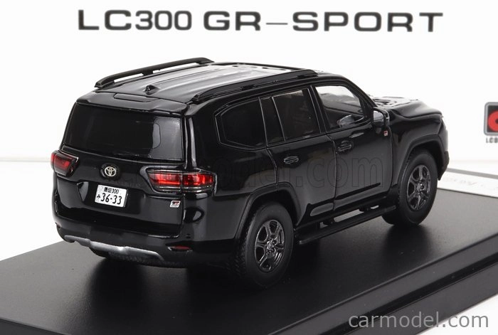 Lcd-model Toyota Land Cruiser Lc300-gr Sport 2022 1:64 Black
