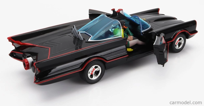 Jada Batman Batmobile 1966 - Classic TV Series + 3 figurky 1:24