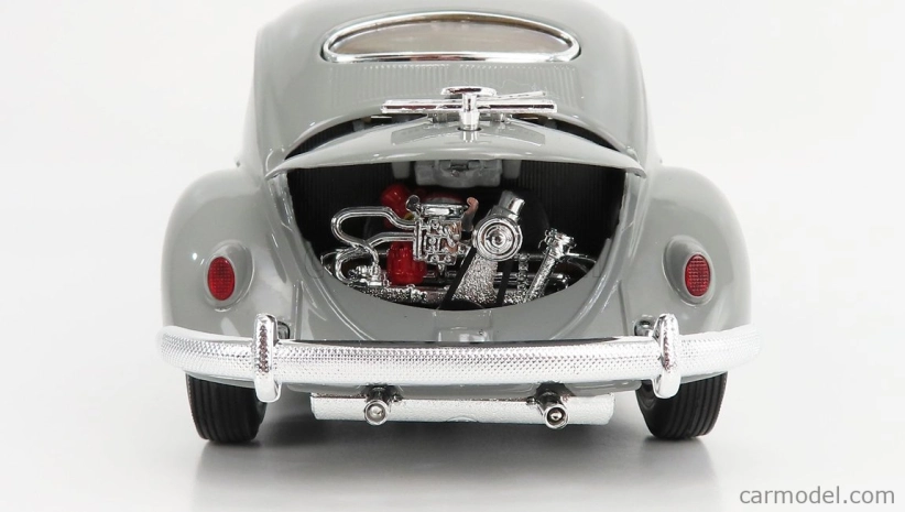 Bburago Volkswagen Käfer-Beetle 1955 1:18 strieborný