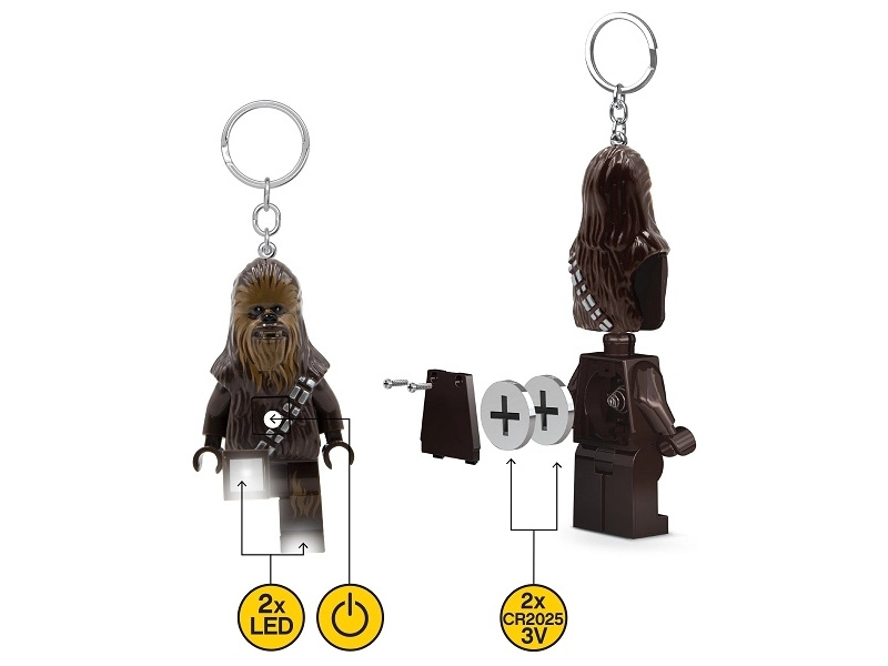LEGO svietiaca kľúčenka – Star Wars Chewbacca