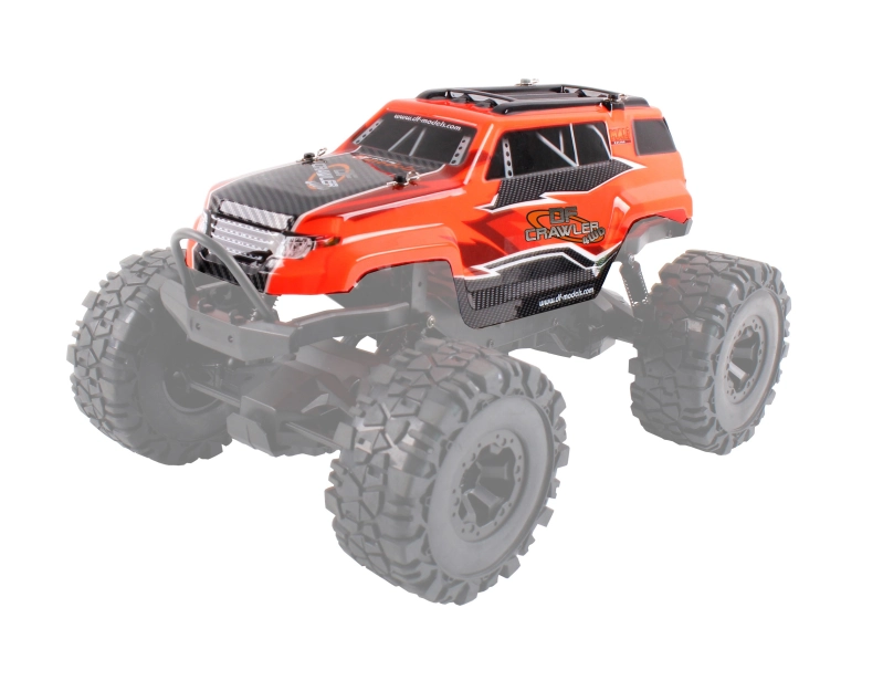 Karoséria pre RC auto Crawler df-models, červená