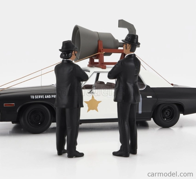 Sada figúrok v mierke kk 2x Jake a Elwood 1:18 Black White