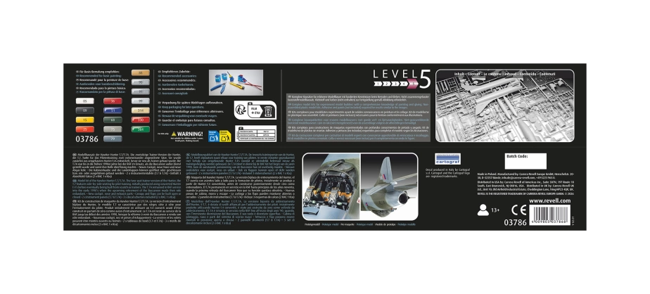 Plastic ModelKit lietadlo 03786 - Hawker Hunter T.7/T.7A (1:32)