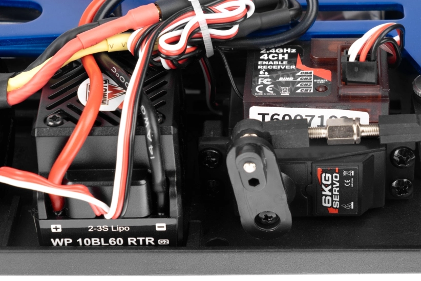 HiMOTO 1:10 Short Course Truck Brushless 2,4 GHz RTR súprava, modrá