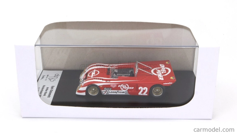 Trofeu Chevron Opel Steinmetz N 22 Hockenheim 1971 Arthur Blank 1:43 Červená Bílá