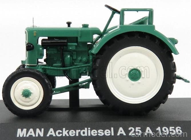 Edicola MAN Ackerdiesel A25a Tractor 1956 - Con Vetrina - S vitrínou 1:43 Zelená biela