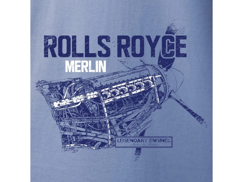 Antonio pánské tričko Rolls Royce Merlin L