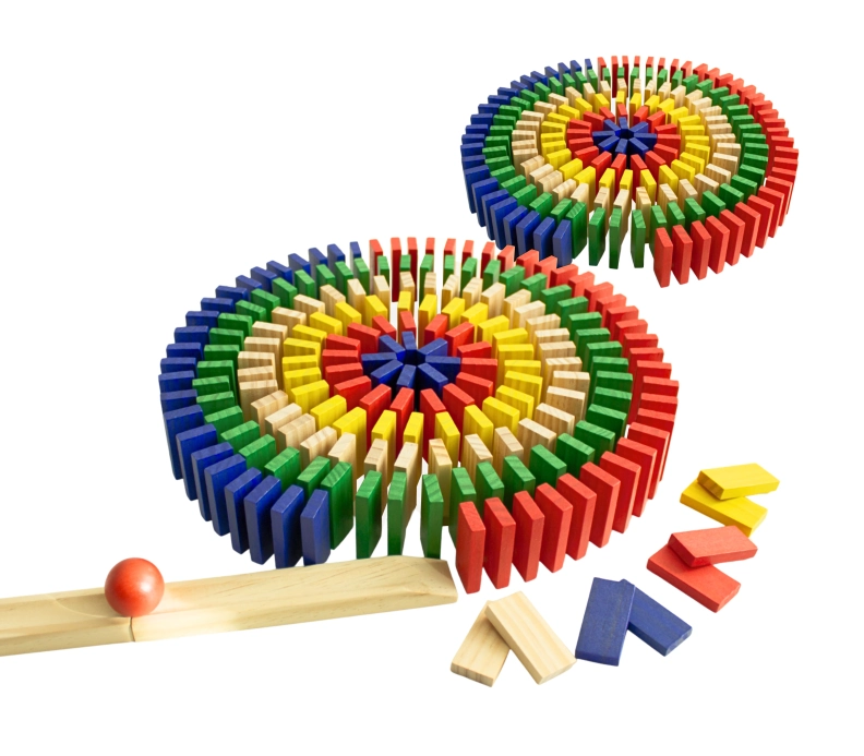2Kids Toys Domino barevné 800 dílků