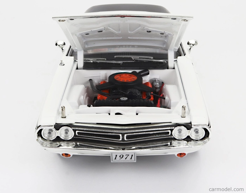 Greenlight Dodge Challenger R/t Coupe 1971 1:18 Bílá Černá