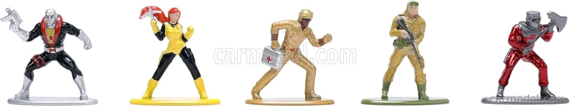Jada Figures Set 18 X G.i.joe Figures Nano Metalfigs 1:32 Různé
