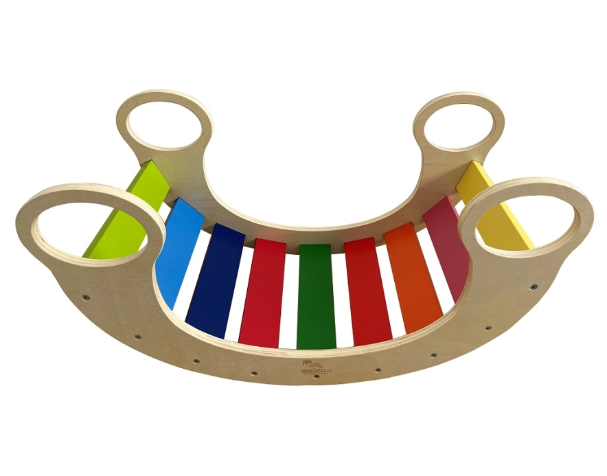 2Kids Toys Montessori duhová houpačka - poškozený obal