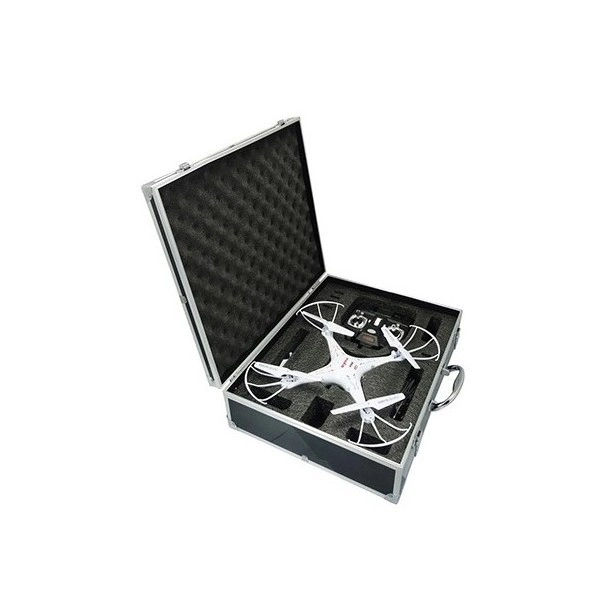 RC dron Syma X5C-1 v ALU kufri, biela