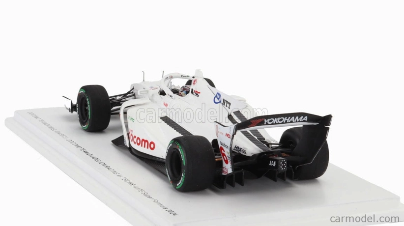 Spark-model Dallara Sf23 Hr-417-e M-tec Team Dandelion Racing N 6 Super Formula Season 2024 Kukunoshin Ohta 1:43 White