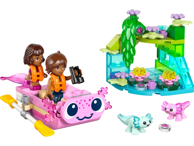 LEGO Friends – Dobrodružný čln s axolotlami