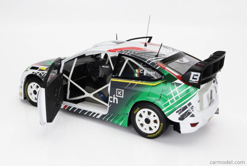 Sun-star Ford england Focus Rs Wrc Keltech N 1 Winner Rally Sprint Cff Group Boggeragh 2022 Craig Breen - Peter Brennan 1:18 Biela Zelená Sivá