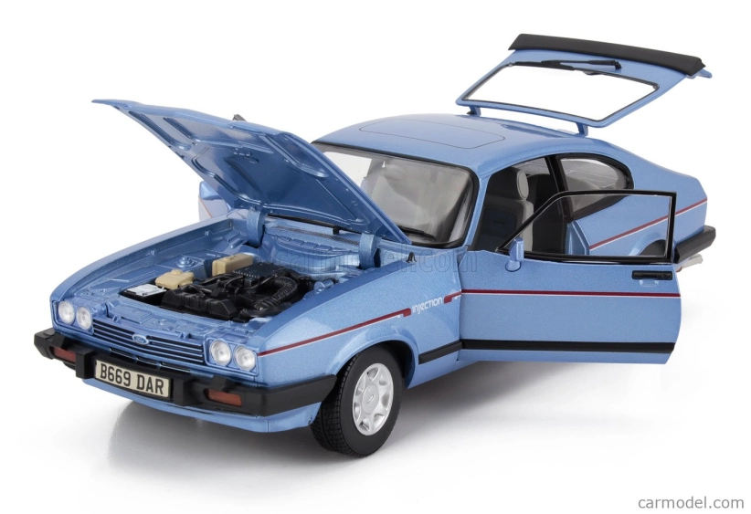 Norev Ford england Capri Mkiii 2.8 Injection Rhd 1984 1:18 Light Blue Met