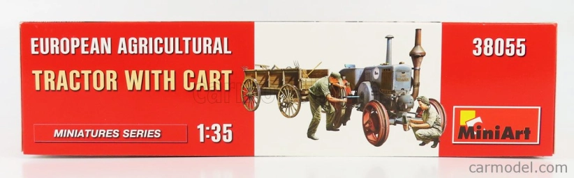 Miniart Lanz Bulldog D8500 Európsky poľnohospodársky traktor 1949 1:35 /