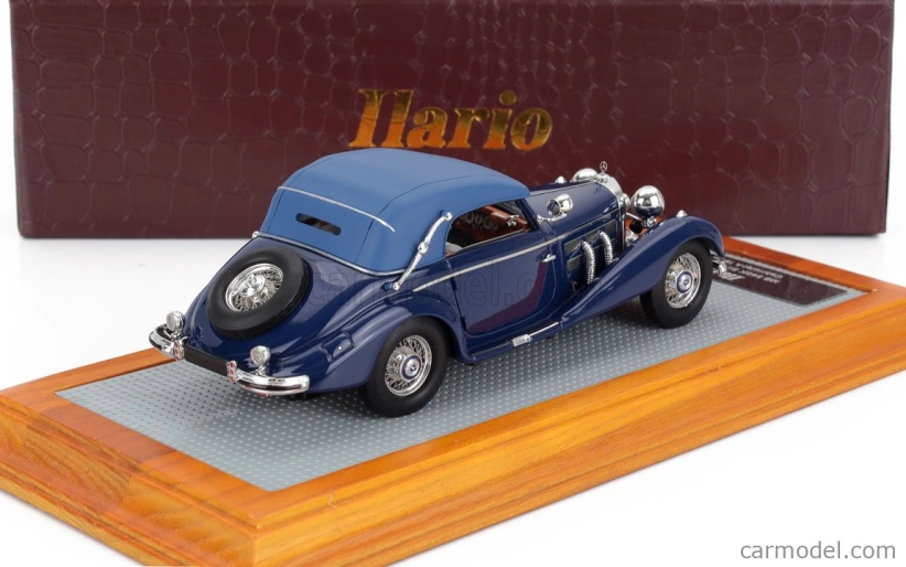 Ilario-model Mercedes benz 540k Sn154081 Sindelfingen Cabriolet A Closed 1936 1:43 2 Tóny Modré