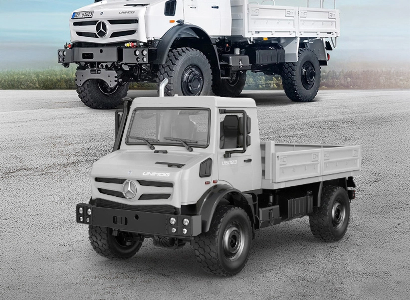 RC auto Mercedes-Benz Unimog 1:14, stříbrná | RCprofi.cz