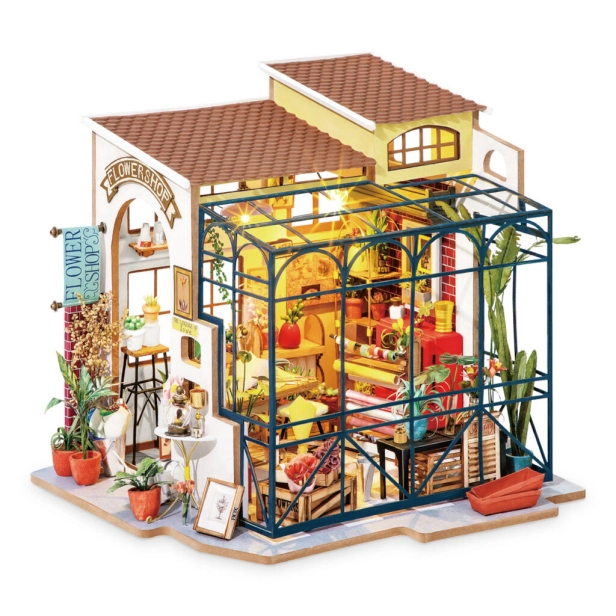 RoboTime miniatúrny domček Kvetinárstvo - poškodený obal
