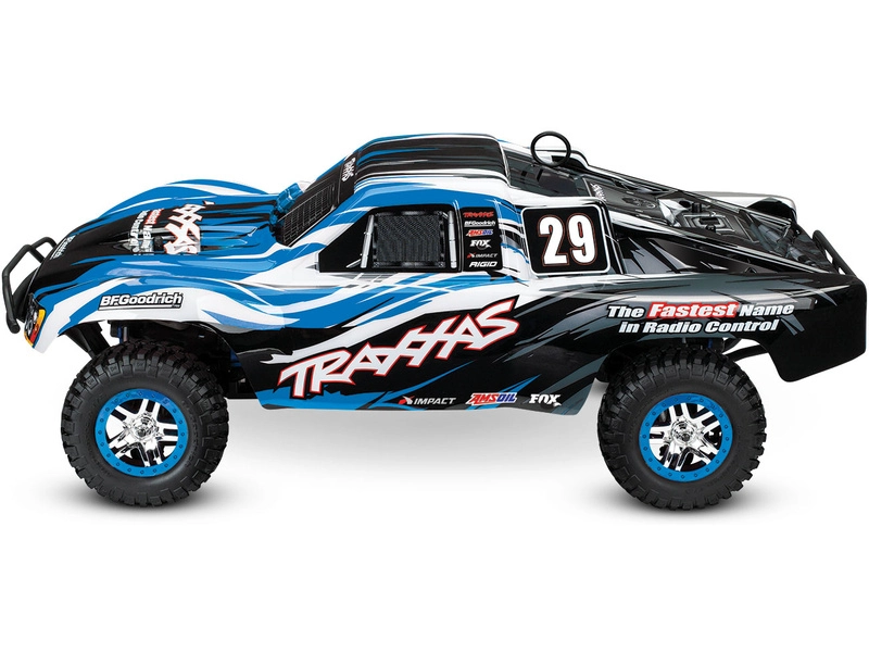 RC auto Traxxas Nitro Slayer 1:8 TQi RTR, modrá