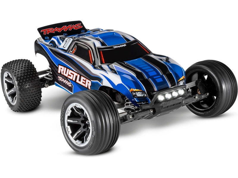 RC auto Traxxas Rustler 1:10 RTR s LED osvětlením, zelená