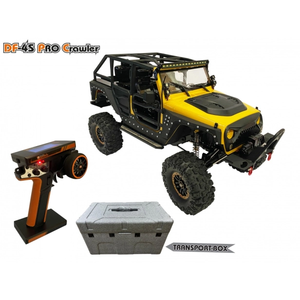 RC auto DF-4S PRO Crawler 313 mm 1:10, žltá