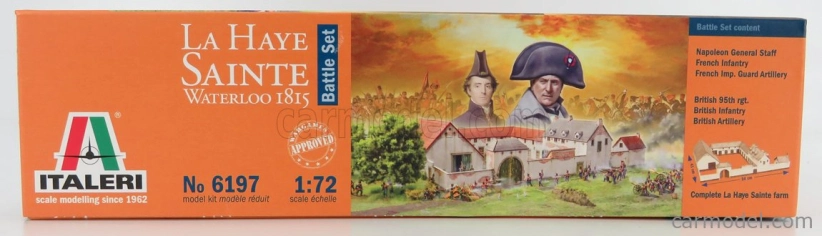 Italeri Accessories Diorama - War Battle Set - La Haye Sainte Waterloo 1815 1:72 /