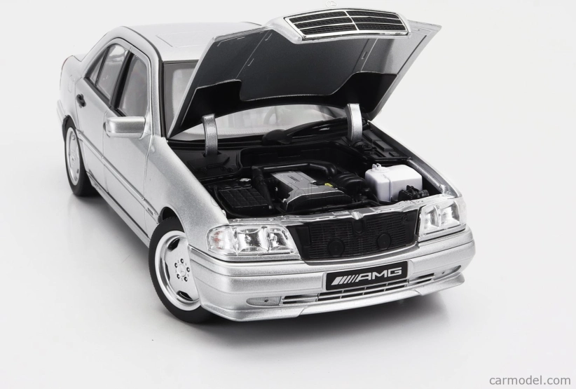 Norev Mercedes benz C-class C36 Amg (w202) 1993 1:18 Strieborný
