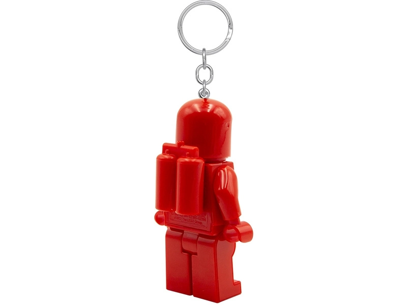 LEGO svietiaca kľúčenka – Kozmonaut červený