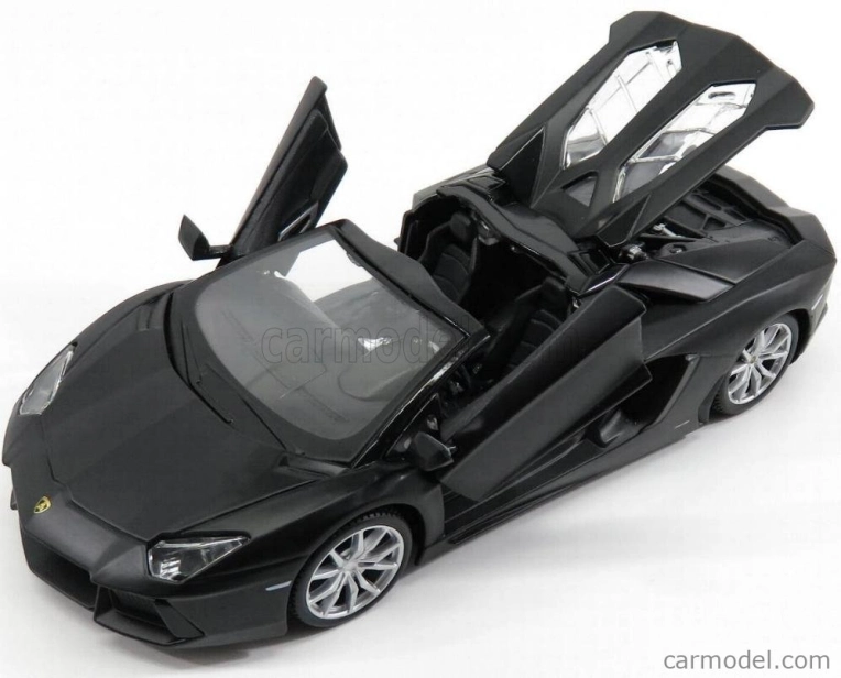 Maisto Lamborghini Aventador Lp700-4 Roadster 2013 1:24 Black Matt