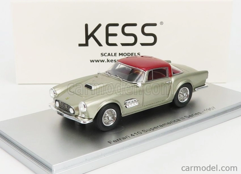 Kess-model Ferrari 410 Superamerica 2s Sn0717sa 1957 1:43 Silver Red Met
