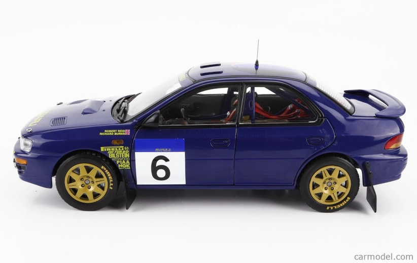 Sun-star Subaru Impreza 555 N 6 2nd Rally Hong Kong Beijijng 1994 R.burns - R.reid 1:18 Blue