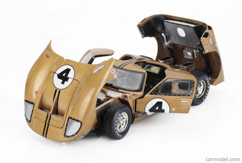 Shelby-collectibles Ford usa Mercury Gt40 Mkii 7.0l V8 Team Holman & Moody N 4 24h Daytona 1967 Mark Donohue - Peter Revson 1:18 Copper Met