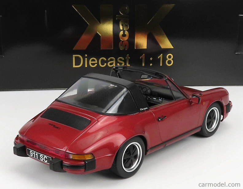 Kk-scale Porsche 911 Sc Targa 1983 - With Extra Hard-top 1:18 Red Met