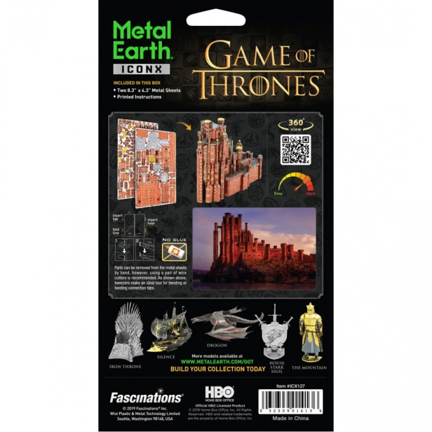 Súprava Red Keep Steel Kit zo série Game of Thrones