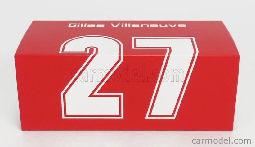 Brumm Ferrari F1 312t5 N 2 Monaco Gp 1980 Gilles Villeneuve - With Driver Figure 1:43 Red