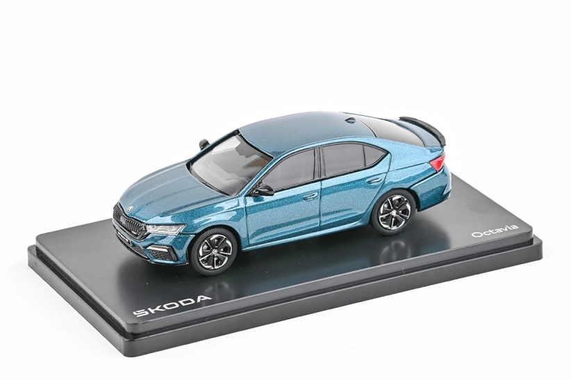 Abrex Škoda Octavia IV RS (2020) 1:43 - modrá Admiral metalíza