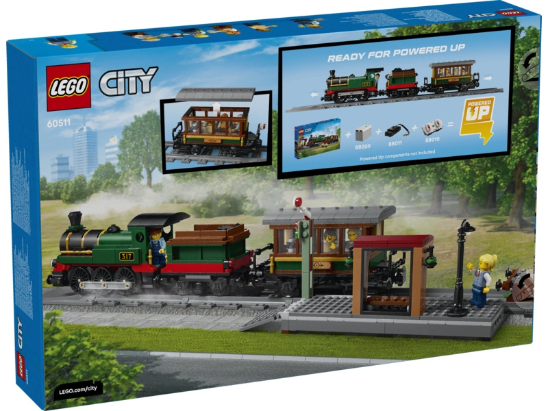 LEGO City - Vintage parný vlak