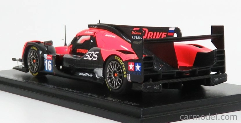 Spark-model Aurus 01 4.2l V8 Gibson Team G-drive Racing By Algarve N 16 24h Le Mans 2020 R.cullen - O.jarvis - N.tandy 1:43 Orange