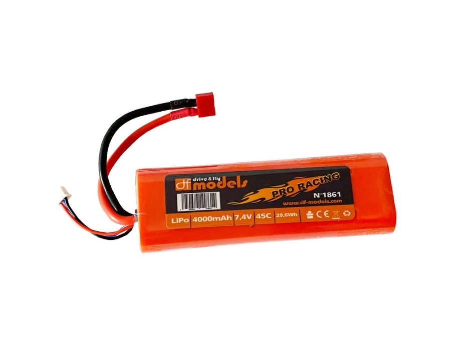 Li-Pol 4000 mAh 7,4 V 29,6 Wh