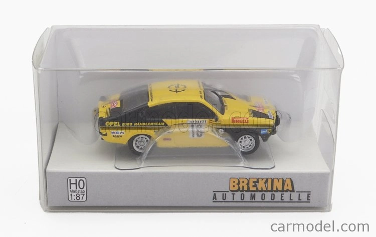 Brekina plast Opel Kadett C Gt/e (night Version) N 16 1:87, žlutá