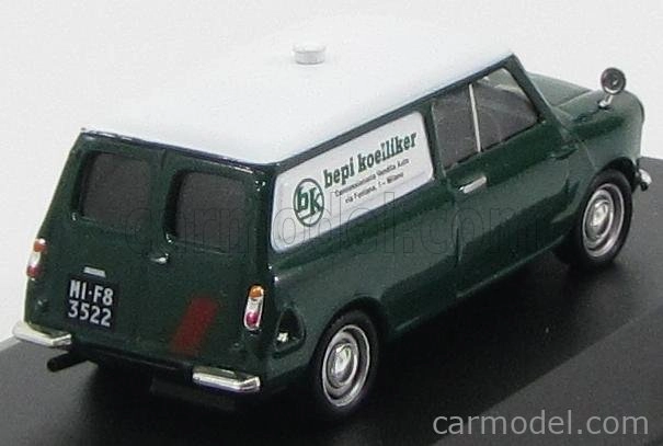 Edicola Austin Mini Van Bepi Koelliker 1968 1:43 Zelená biela