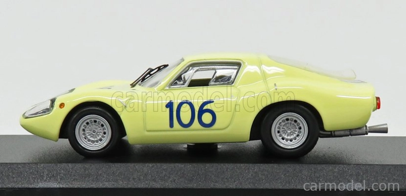 Najlepší model Fiat Abarth Ot1300 N 106 Targa Florio 1968 Virgilio - Panepinto 1:43 Yellow