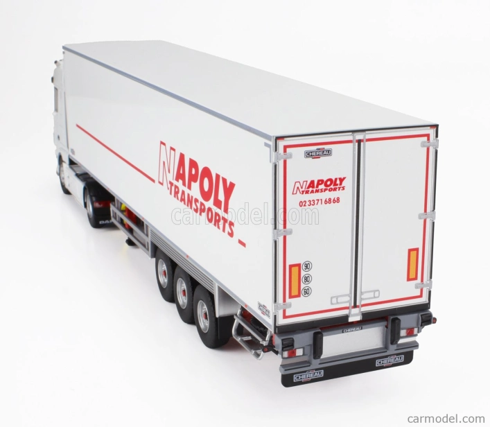 Eligor DAF Xf 460 My17 Truck Semi-frigo Napoly Transports 2017 1:43 Biela