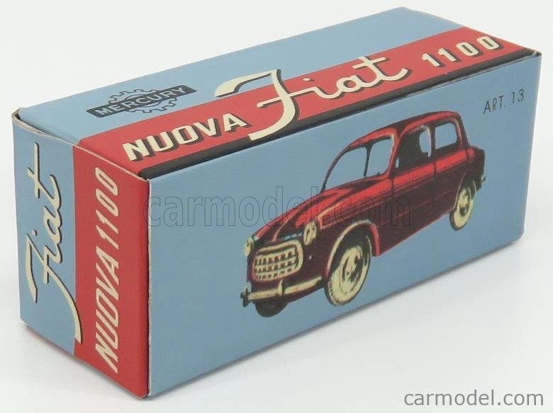 Edicola Fiat Nuova 1100 Taxi Berna Faro Centrale 1956 1:48 Červená Žlutá