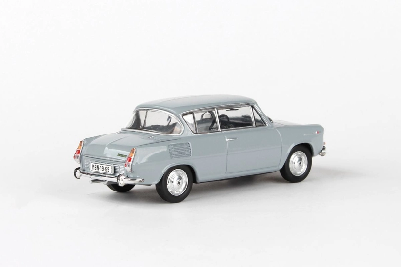 Abrex Škoda 1100MBX (1969) 1:43 – sivá námorná