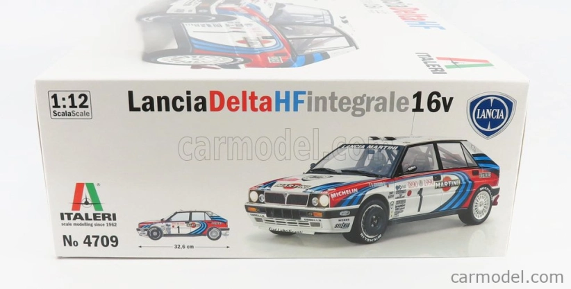 Italeri Lancia Delta Hf Integrale Martini 16v N 1 Rally Montecarlo 1990 M.biasion - T.siviero + Delta Hf Integrale Martini 16v N 7 Winner Rally Montecarlo 1990 D.auriol - B.occelli 1:12 /