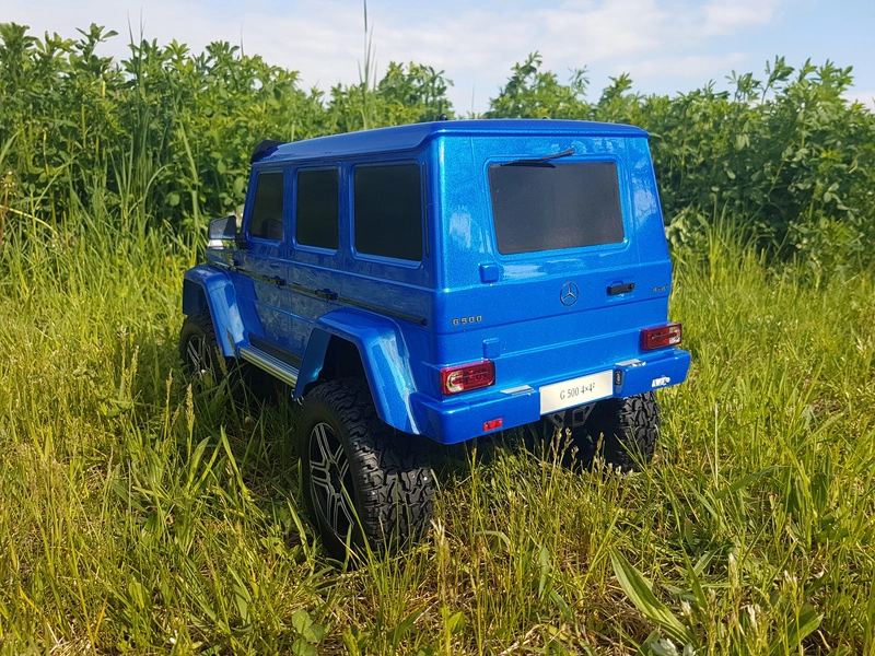 RC auto Traxxas TRX-4 Mercedes G500 1:10 s LED osvětlením TQi, černá