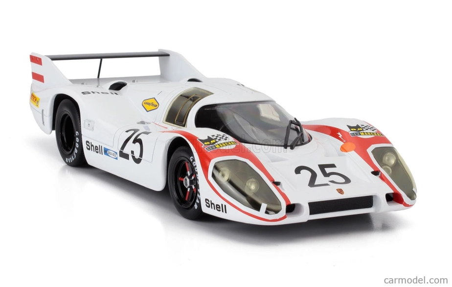 Werk83 Porsche 917lh 4.5l Team Porsche System Engeneering N 25 24h Lemans (pole position) 1970 Vic Elford - Kurt Ahrens 1:18 White
